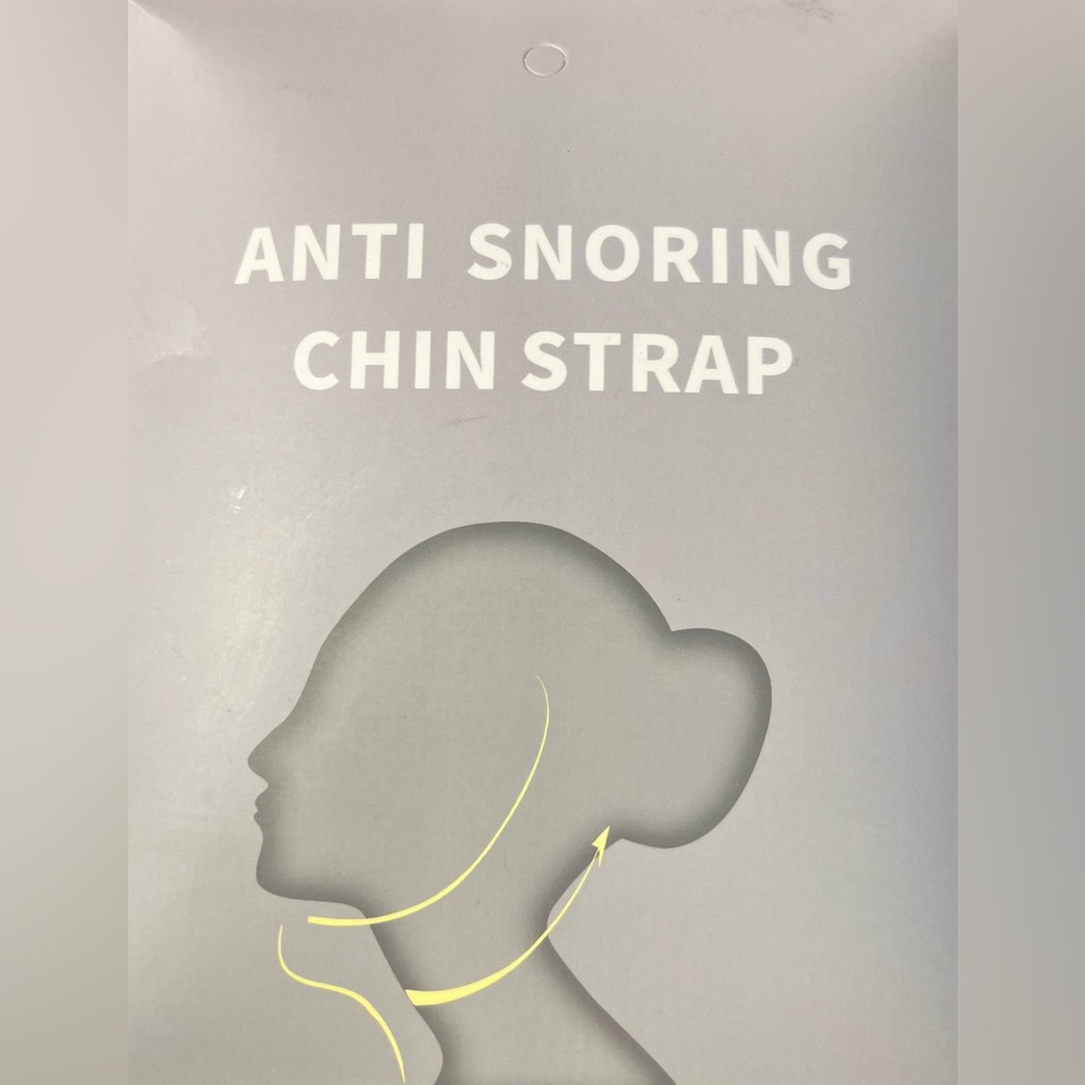 Anti Snoring Chin Strap Set of 2 Light Gray NWT